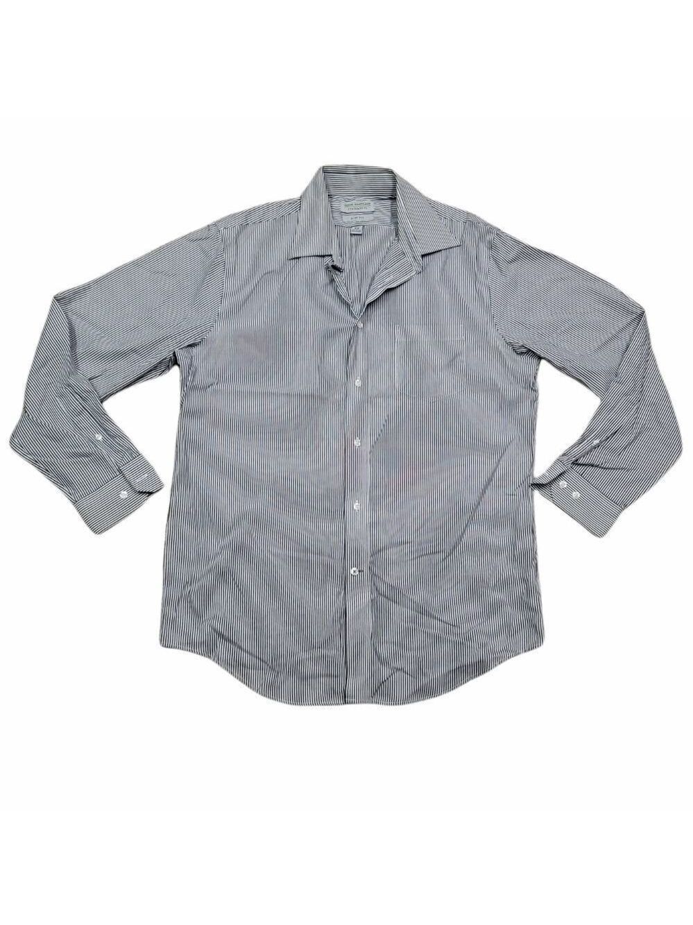 JOHN Bartlett stripped button down slim fit shirt